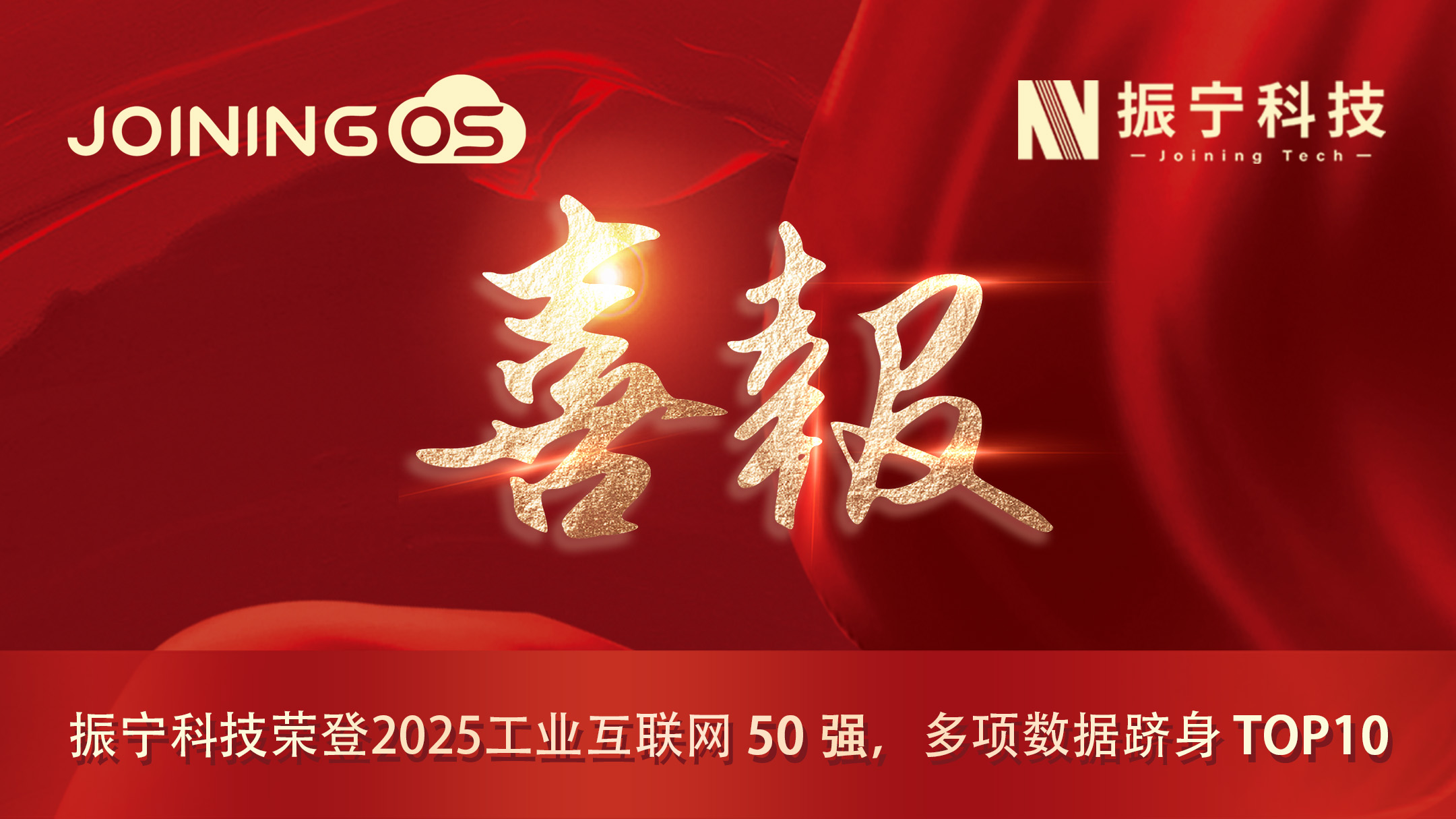 喜报！体育投注荣登2025工业互联网50强，多项数据跻身TOP10